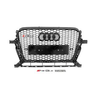 Frontgrill RSQ-Style med Quattro-logo (2012-2017, sort) foto 1