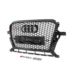 Frontgrill RSQ-Style med Quattro-logo (2012-2017, sort) foto 2
