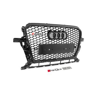Frontgrill RSQ-Style med Quattro-logo (2012-2017, sort) foto 3