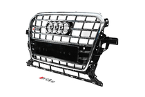Audi Q5 2008–2017 Frontgrill SQ-Style (2012-2017, sort med krom) foto 2