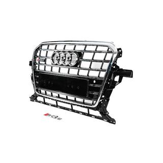 Frontgrill SQ-Style (2012-2017, sort med krom) foto 2