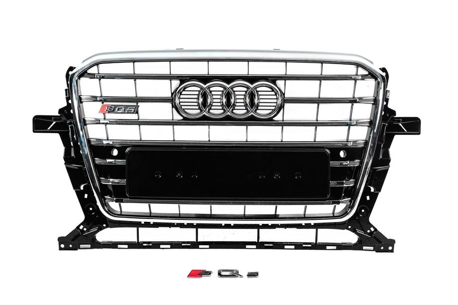 Audi Q5 2008–2017 Frontgrill SQ-Style (2012-2017, sort med krom) Image