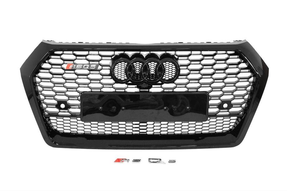 Audi Q5 2017–2025 Frontgrill RSQ-Style (2017-2020, sort) Image