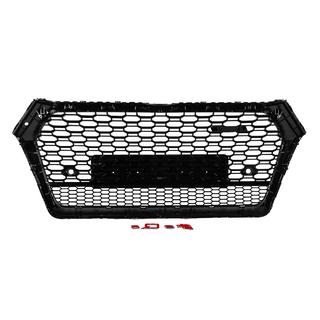 RSQ-Style frontgrill uden logo (2017-2020, sort med krom) foto 4
