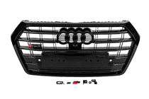 Audi Q5 2017–2025 Frontgrill SQ-Style (2017-2020, sort) foto 2