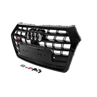 Frontgrill SQ-Style (2017-2020, sort) foto 3