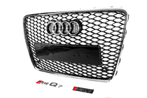 Audi Q7 2005–2015 Frontgrill RSQ-Style (sort med krom) foto 2