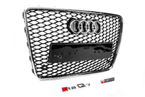 Audi Q7 2005–2015 Frontgrill RSQ-Style (sort med krom) foto 3