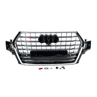 Frontgrill SQ-Style V-2 (2015-2019, sort med krom) foto 1