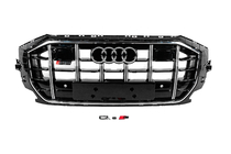 Audi Q8 2018– Frontgrill SQ-Style (2018-2023, sort med krom) foto 1