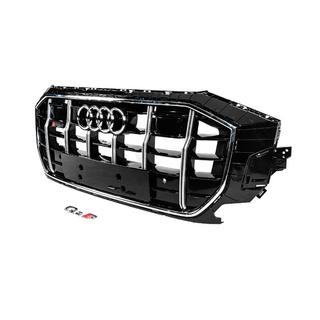 Frontgrill SQ-Style (2018-2023, sort med krom) foto 2