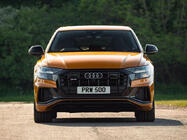 Audi Q8 2018– Forreste kølergrill SQ-Style (2018-2023, sort) foto 1
