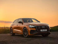 Audi Q8 2018– Forreste kølergrill SQ-Style (2018-2023, sort) foto 6