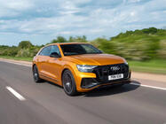 Audi Q8 2018– Forreste kølergrill SQ-Style (2018-2023, sort) foto 7
