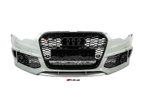 Audi A6 C7 2011–2017 Frontkofanger med sort RS6-Style kølergrill (2011-2014) foto 1