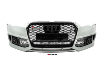 Audi A6 C7 2011–2017 Forreste kofanger med sort RS6-Style kølergrill (2014–2017) foto 1