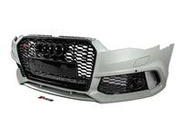 Audi A6 C7 2011–2017 Forreste kofanger med sort RS6-Style kølergrill (2014–2017) foto 3
