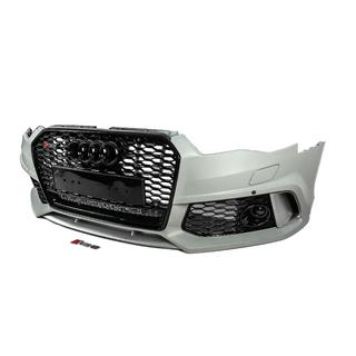 Forreste kofanger med sort RS6-Style kølergrill (2014–2017) foto 3