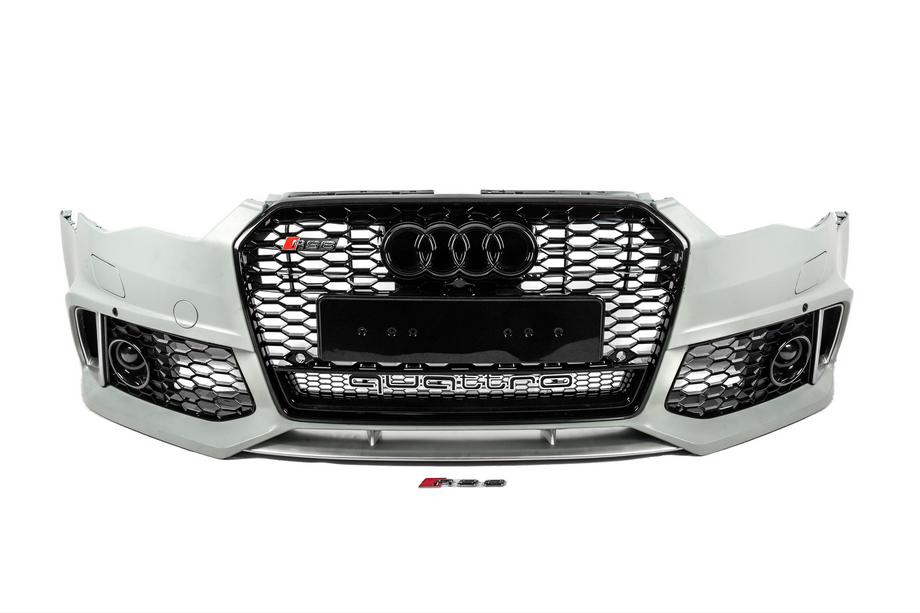 Audi A6 C7 2011–2017 Forreste kofanger med sort RS6-Style kølergrill (2014–2017) Image