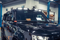 Land Rover Defender 2019– Solskærm til forrude med 4 LED-lys foto 1