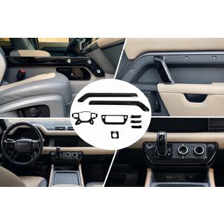 Sorte interiørlister til instrumentbord Land Rover Defender 2019– foto 1