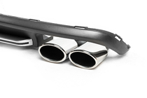 Audi A6 C7 2011–2017 Bagdiffusor med udstødningstips RS-Style V-2 (2011-2014) foto 6