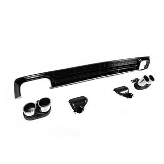Bagdiffusor med udstødningstips S-Style (til Base) Audi A6 C8 2018–2025 foto 3