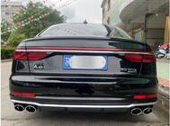 Audi A8 2018– Bagerste diffuser med udstødningstyller S-Style (2022+) foto 1