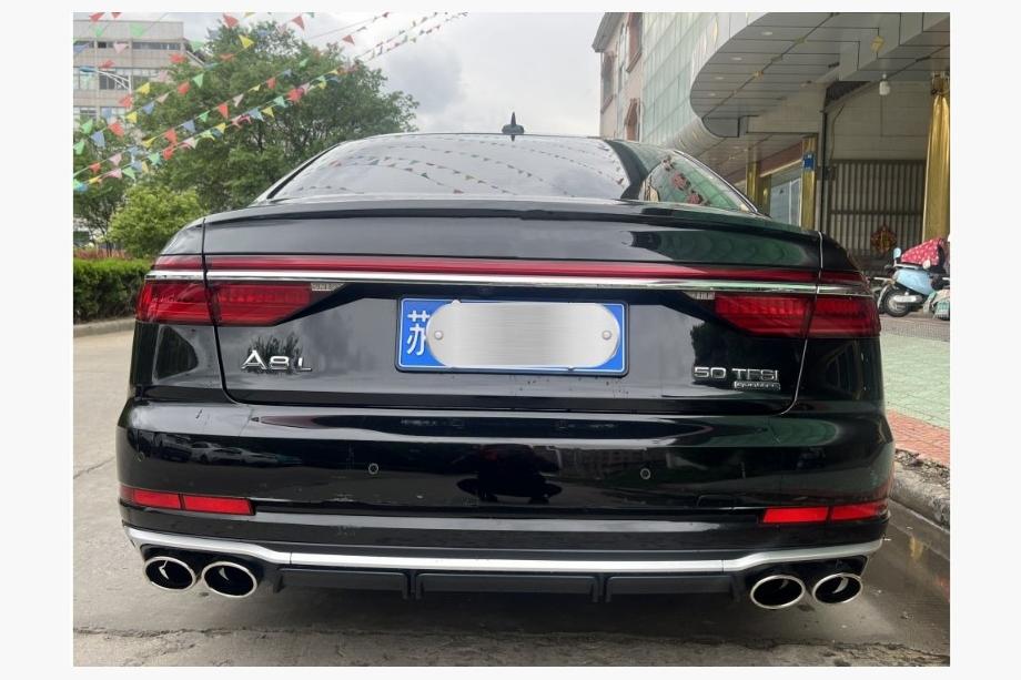 Audi A8 2018– Bagerste diffuser med udstødningstyller S-Style (2022+) Image
