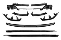 BMW 5/i5-serie G60/G60E/G61 2023– Bodykit-sæt Gloss Black (til M-Sport) foto 2