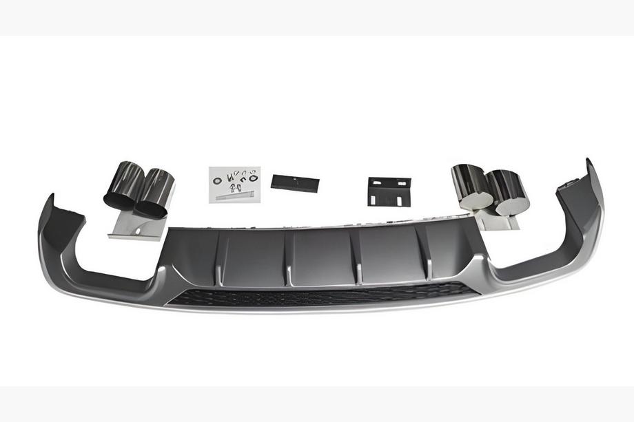 Audi A3 2012–2020 Bageste diffuser med udstødningsenderør V-2 (til S/S-Line, 2016-2020) Image