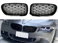 BMW 5-serie F10/F11 2010–2016 Kidney-grill Diamond Black (blank højglans) foto 5