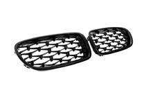 BMW 5-serie F10/F11 2010–2016 Kidney-grill Diamond Black (blank højglans) foto 7