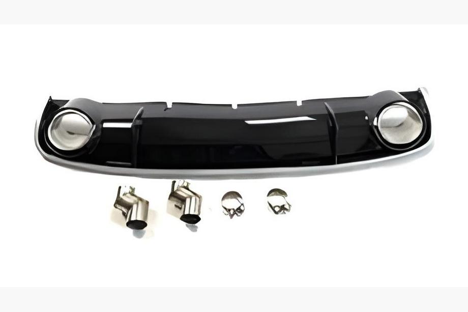 Audi A4 B8 2007–2015 Bageste diffuser med udstødningsender RS-Style (2012-2015) Image