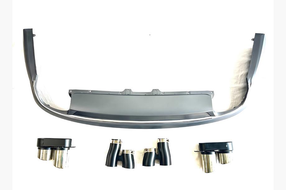 Audi A8 2010–2018 Bagdiffuser med udstødningsenderør S-Style (2014-2018) Image