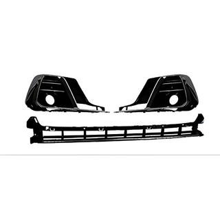 Tågelygtegriller med nedre kofangergrill S-Style Horch (2022+, 2+1 stk., sort)
