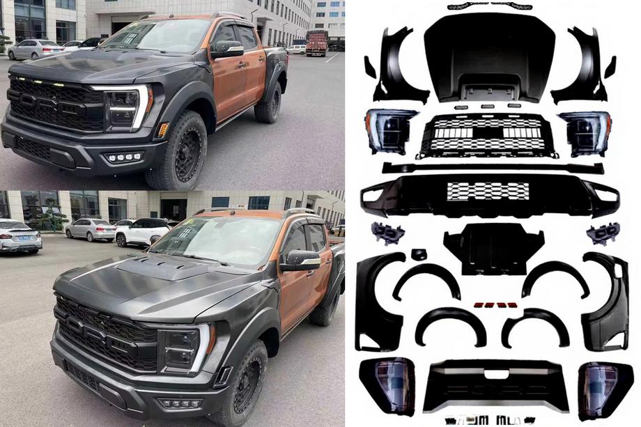 Ford Ranger 2011–2022 Karrosserisæt (F150 Raptor 2023 design) Image