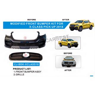 Forreste kofanger med grill (AMG-stil)