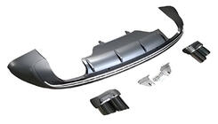 Audi Q5 2008–2017 Bageste diffuser med udstødningsenderør QS-Style foto 1