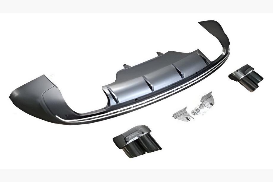 Audi Q5 2008–2017 Bageste diffuser med udstødningsenderør QS-Style Image