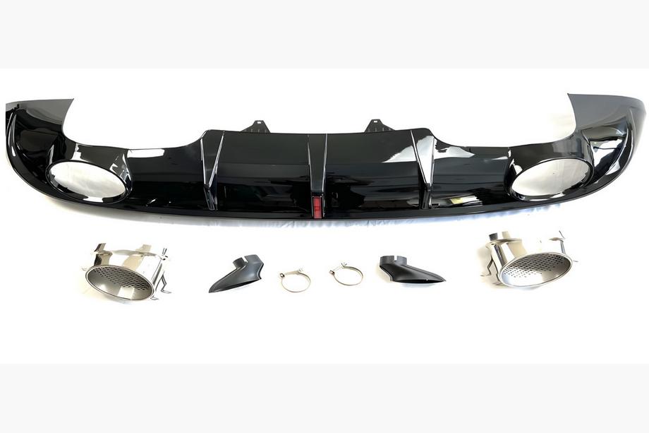 Audi Q5 2008–2017 Bageste diffuser med udstødningsenderør QRS-Style (2013-2017) Image