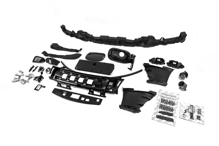 Mercedes S-Klasse W221 2005–2013 Restyling-kit til W223 Maybach (med dørhåndtag og indsatser) Foto 53
