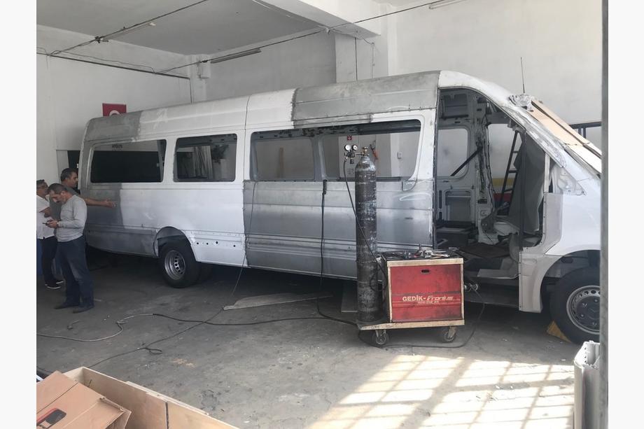 Mercedes Sprinter W907/W910 2018– Karrosseriforlængersæt Bageste del Foto 5