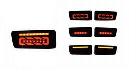 Nissan Patrol Y61 1997–2011 LED baglygter Smoke Black (1999-2005, 2 stk.) foto 1