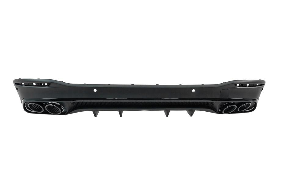 Mercedes GLS X167 2019– Bageste diffuser med udstødningstipper, sort (GLS53-design) Image