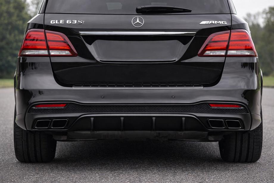 Mercedes GLE/ML Klasse W166 2011–2018 Bagdiffuser til GLE (GLE63 Black-design) Image