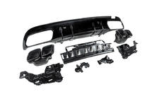Mercedes C-klasse W205 2014–2021 Bagdiffuser med udstødningsender, sort (C63 design 2018-2021) foto 5