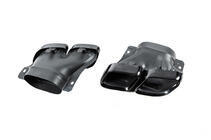 Mercedes C-klasse W205 2014–2021 Bageste diffuser med enderør Black (til Coupe AMG63-design) foto 7