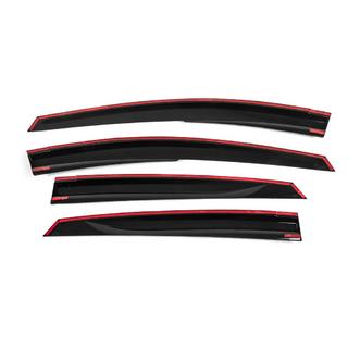 Vindafvisere til vinduer (4 stk., Sunplex Sport) Toyota Prius 2003–2009 foto 3
