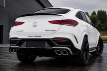 Mercedes GLE Coupé C167 2019– Bagdiffusor med udstødningstips (GLE63-design) foto 2